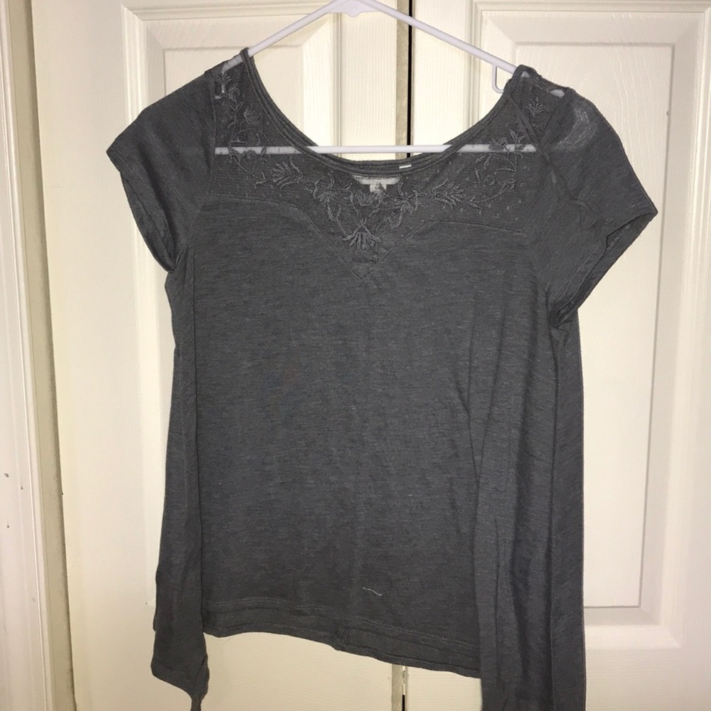 Gray shirt
